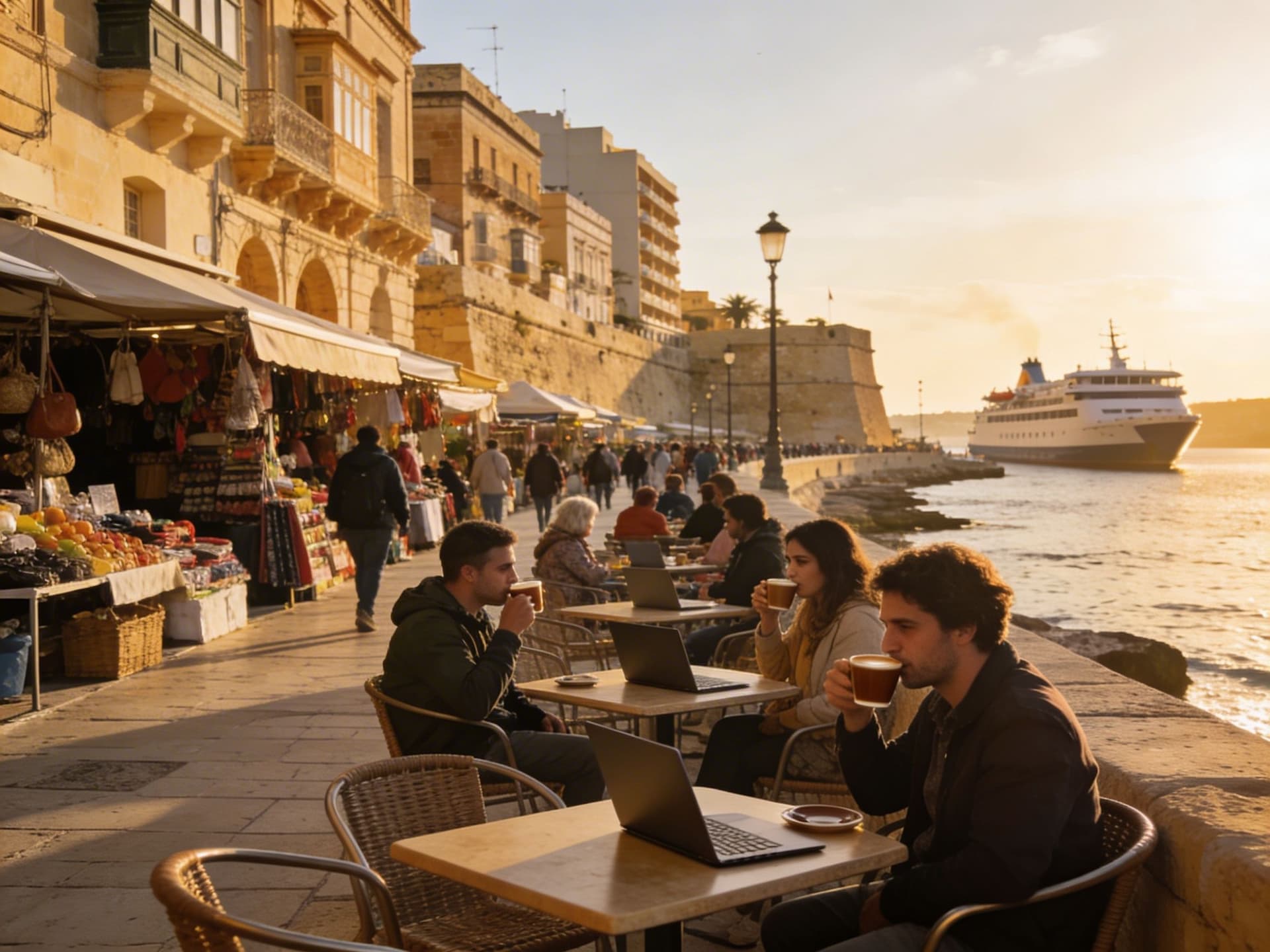 Content illustration 1 for Malta: Limestone Mornings, Real Estate Realities